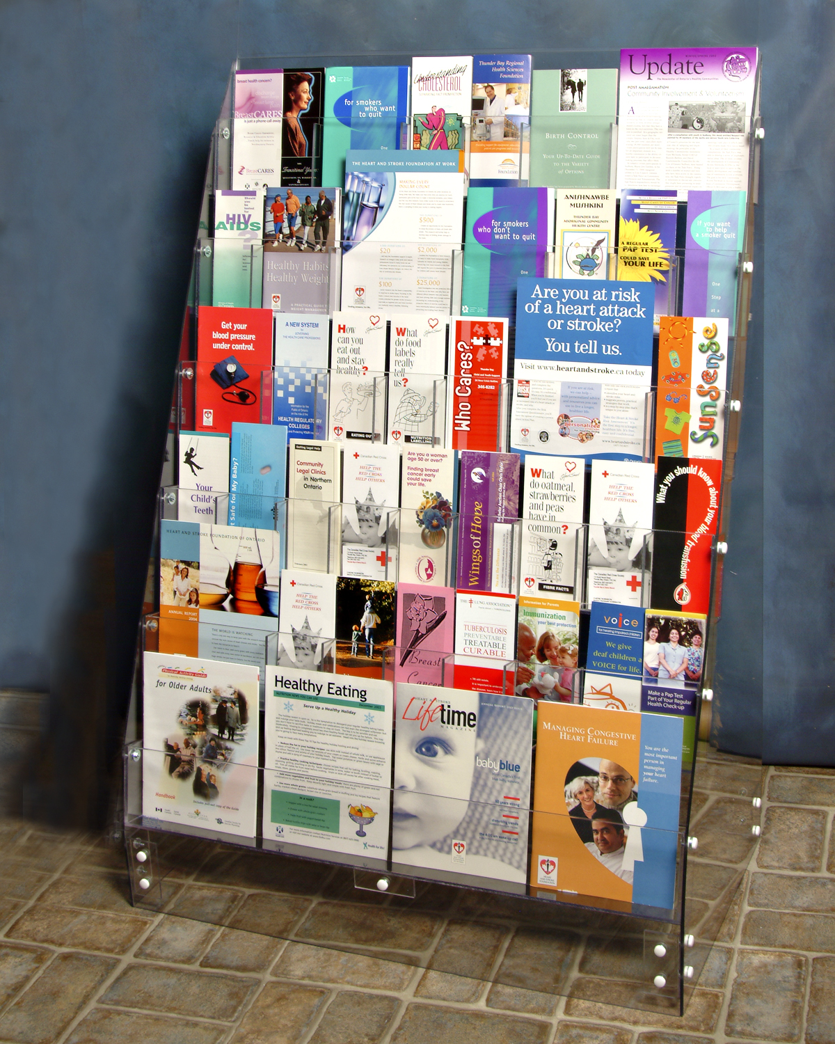 Large Capacity Floor Display (45" & 36" Wide)